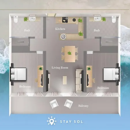 Best Stay - Rooftop Pool & Hot Tub - Hollywood Beach